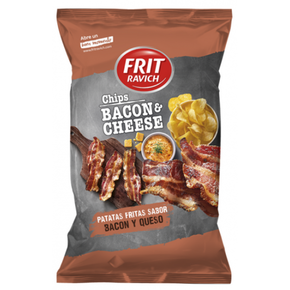 CHIPS BACON & CHEESE 38G -10stk