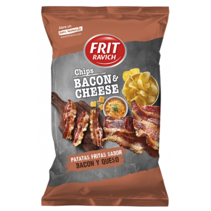 CHIPS BACON & CHEESE 38G -10stk