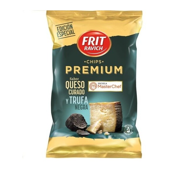 Premium Chips speket ost og svart trøffel 150g