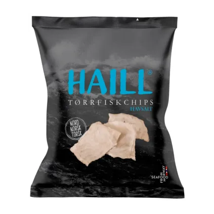 Tørrfiskchips Havsalt&Olivenolje 30g Haill