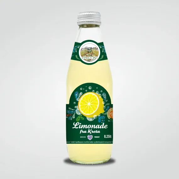 Bønder i Byen sitron limonade 250ml - 24stk