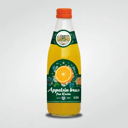 Bønder i Byen Appelsin brus 250ml - 24stk